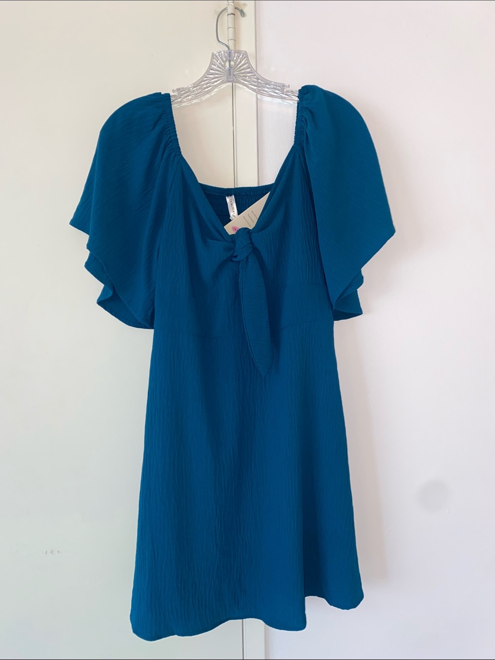 NWT - DOKOTOO Teal blue summer dress Medium